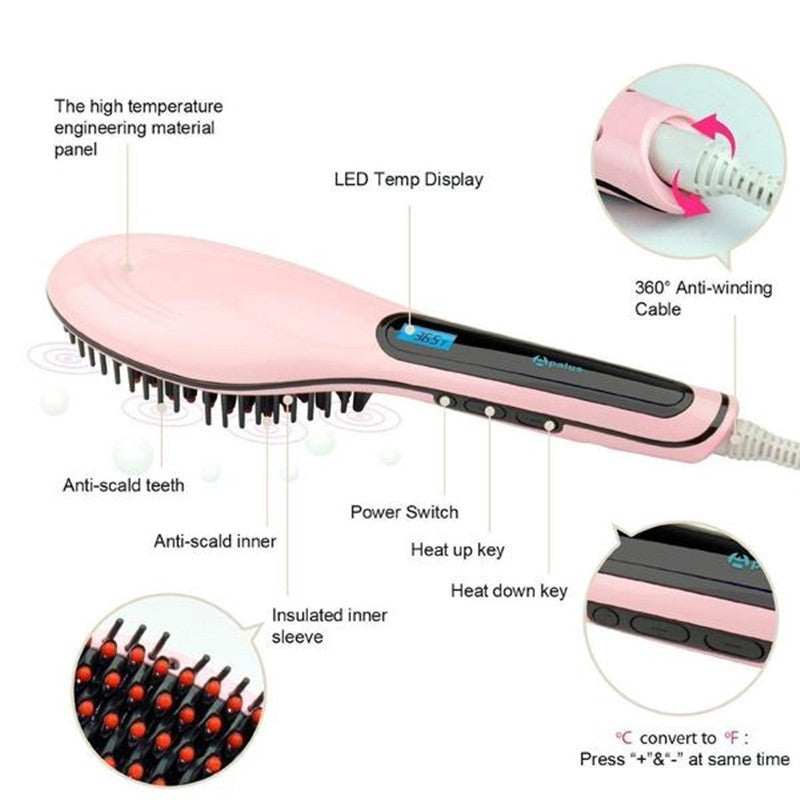 Paddle Brush Hair Straightener Paddle Brush Hair Straightener